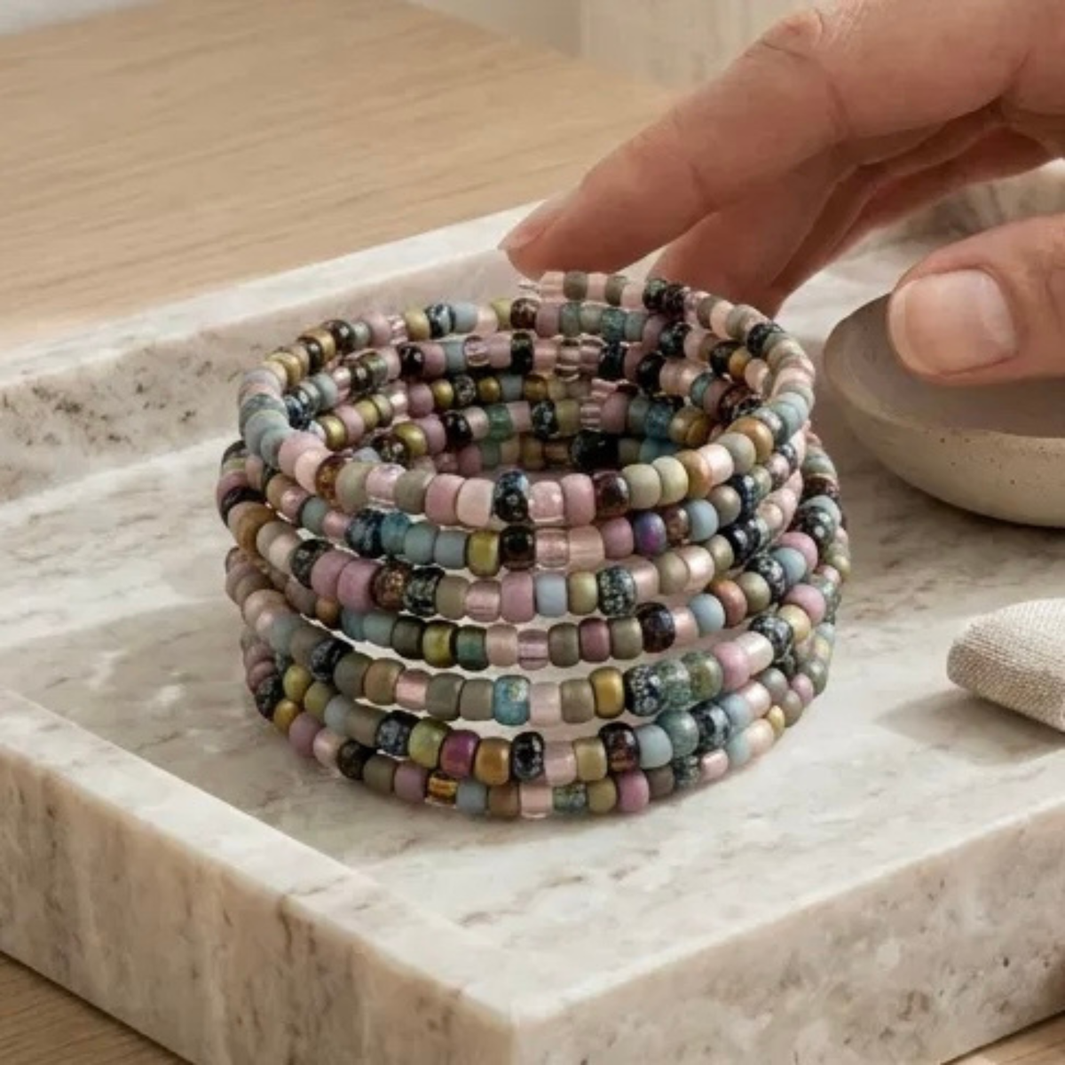 Beaded Wrap Bracelet