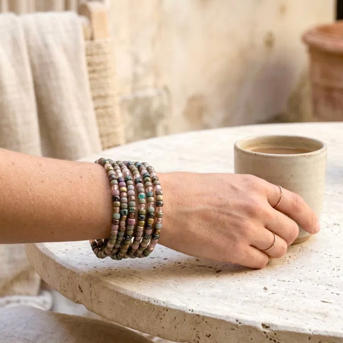 Beaded Wrap Bracelet
